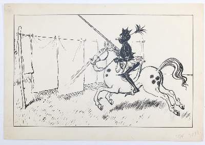 Bild Nr.2: 143-3995 Hengeler, Adolf: (Künstlergraphik, Karikatur)