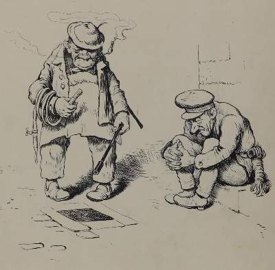 Bild Nr.5: 143-3997 Hengeler, Adolf: (Künstlergraphik, Karikatur)