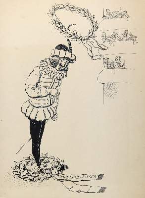 Bild Nr.3: 143-3999 Herrmannsdorfer, Joseph Martin: (Künstlergraphik, Karikatur)