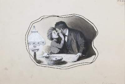 Bild Nr.1: 143-4004 Kirchner, Eugen: (Künstlergraphik, Karikatur)