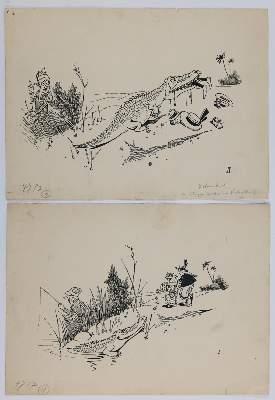 Bild Nr.2: 143-4005 Kirchner, Eugen: (Künstlergraphik, Karikatur)