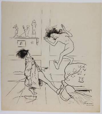 Bild Nr.5: 143-4005 Kirchner, Eugen: (Künstlergraphik, Karikatur)
