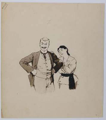 Bild Nr.7: 143-4005 Kirchner, Eugen: (Künstlergraphik, Karikatur)