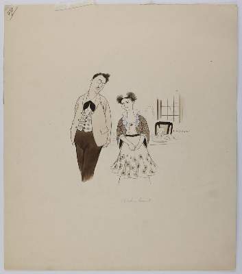 Bild Nr.8: 143-4005 Kirchner, Eugen: (Künstlergraphik, Karikatur)