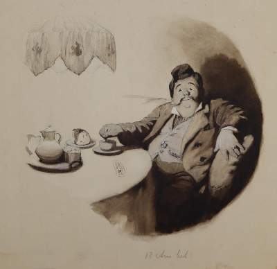 Bild Nr.5: 143-4006 Kirchner, Eugen: (Künstlergraphik, Karikatur)