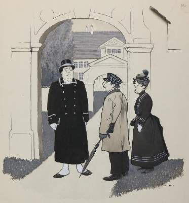 Bild Nr.4: 143-4008 Kirchner, Eugen: (Künstlergraphik, Karikatur)