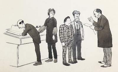 Bild Nr.1: 143-4010 Kirchner, Eugen: (Künstlergraphik, Karikatur)