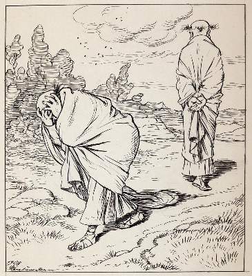 Bild Nr.7: 143-4015 Oberländer, Adolf: (Künstlergraphik, Karikatur)