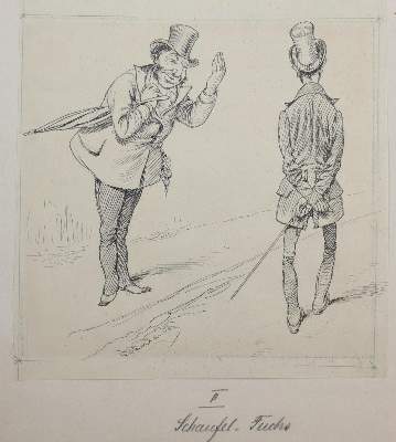 Bild Nr.8: 143-4017 Oberländer, Adolf: (Künstlergraphik, Karikatur)