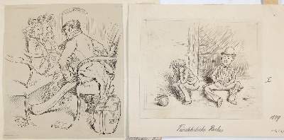 Bild Nr.2: 143-4018 Oberländer, Adolf: (Künstlergraphik, Karikatur)