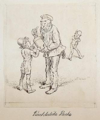 Bild Nr.3: 143-4018 Oberländer, Adolf: (Künstlergraphik, Karikatur)