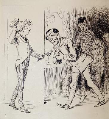 Bild Nr.2: 143-4019 Oberländer, Adolf: (Künstlergraphik, Karikatur)