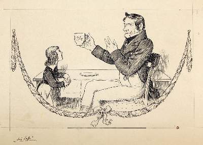 Bild Nr.2: 143-4023 Oberländer, Adolf: (Künstlergraphik, Karikatur)