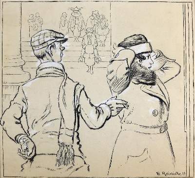 Bild Nr.1: 143-4026 Reinicke, Emil: (Künstlergraphik, Karikatur)