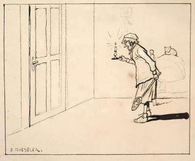 Bild Nr.1: 143-4030 Roeseler, August: (Künstlergraphik, Karikatur)