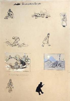 Bild Nr.2: 143-4030 Roeseler, August: (Künstlergraphik, Karikatur)