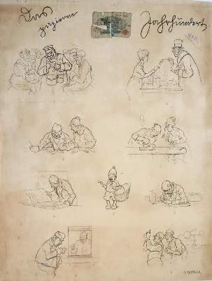 Bild Nr.3: 143-4030 Roeseler, August: (Künstlergraphik, Karikatur)