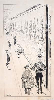 Bild Nr.4: 143-4030 Roeseler, August: (Künstlergraphik, Karikatur)