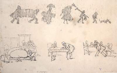 Bild Nr.5: 143-4030 Roeseler, August: (Künstlergraphik, Karikatur)