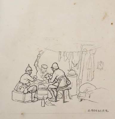 Bild Nr.6: 143-4030 Roeseler, August: (Künstlergraphik, Karikatur)