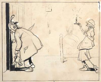 Bild Nr.8: 143-4030 Roeseler, August: (Künstlergraphik, Karikatur)