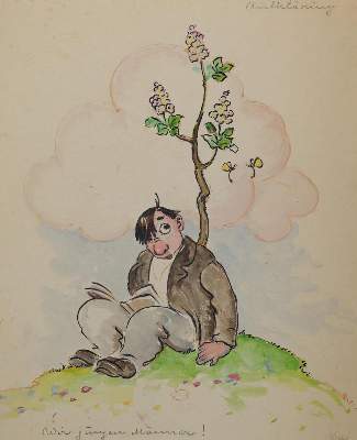 Bild Nr.2: 143-4035 Winkler, Rolf: (Künstlergraphik, Karikatur)