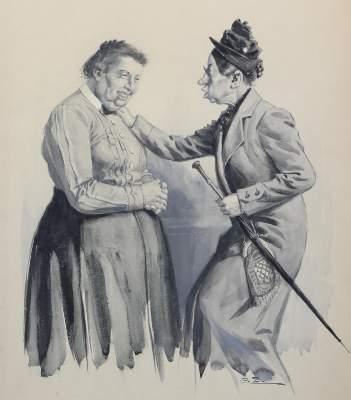 Bild Nr.2: 143-4040 Zopf, Carl: (Künstlergraphik, Karikatur)