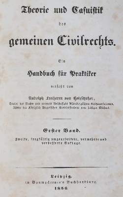 Bild Nr.1: 143-407 Holzschuher,R.v.: (Juridica und Kriminologie)
