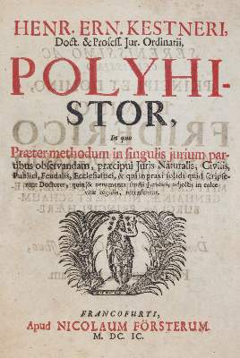 Bild Nr.1: 143-410 Kestner,H.E.: (Juridica und Kriminologie)