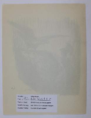 Bild Nr.2: 143-4119 Kubin, Alfred: (Künstlergraphik)