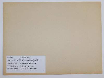 Bild Nr.6: 143-4125 Kuhnert, Friedich: (Künstlergraphik)