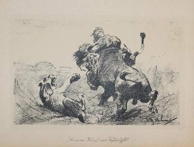 Bild Nr.7: 143-4125 Kuhnert, Friedich: (Künstlergraphik)