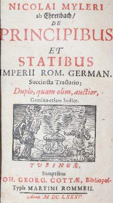 Bild Nr.1: 143-417 Myler von Ehrenbach,N.: (Juridica und Kriminologie)