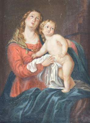 Bild Nr.1: 143-4180 Madonna: (Künstlergraphik)