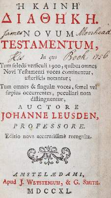 Bild Nr.2: 143-42 Biblia graeca.: (Bibeln)