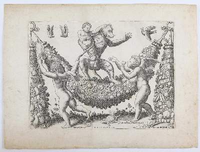 Bild Nr.1: 143-4221 Meister B mit dem Würfel: (Künstlergraphik)