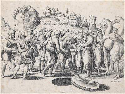 Bild Nr.1: 143-4222 Meister mit dem Würfel (tätig 1532/33).: (Künstlergraphik)
