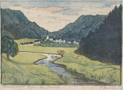 Bild Nr.5: 143-4263 Nachtigall, Emma: (Künstlergraphik)
