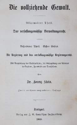 Bild Nr.1: 143-428 Stein,L.: (Juridica und Kriminologie)