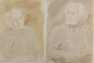 Bild Nr.45: 143-4335 Portraits: (Künstlergraphik)