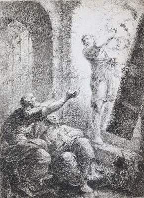 Bild Nr.1: 143-4416 Rode, Bernhard: (Künstlergraphik)