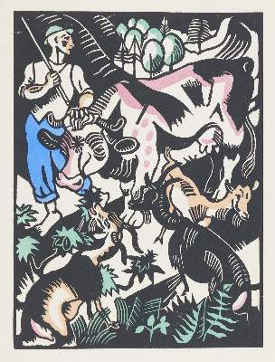 Bild Nr.1: 143-4483 Seewald, Richard: (Künstlergraphik)