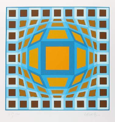 Bild Nr.1: 143-4584 Vasarely, Victor: (Künstlergraphik)