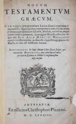 Bild Nr.1: 143-47 Biblia polyglotta.: (Bibeln)