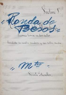Bild Nr.1: 143-479 Estarelles,V.: (Musik, Handschriften)