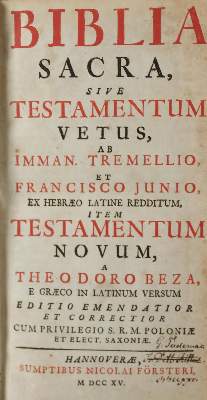 Bild Nr.1: 143-48 Biblia sacra,: (Bibeln)