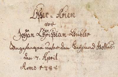 Bild Nr.1: 143-482 Oper-Arien,: (Musik, Handschriften)