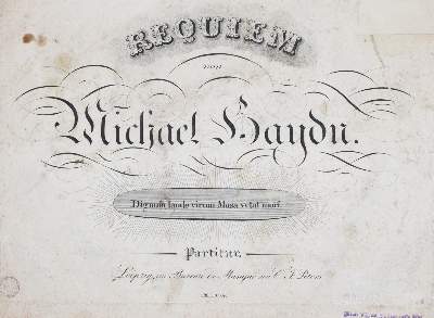 Bild Nr.1: 143-484 Haydn,M.: (Musik)