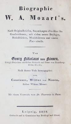 Bild Nr.1: 143-488 Nissen,G.N.v.: (Musik, Mozart)