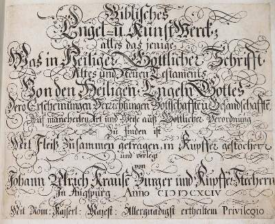 Bild Nr.1: 143-56 Krauß,J.U.: (Bibeln)
